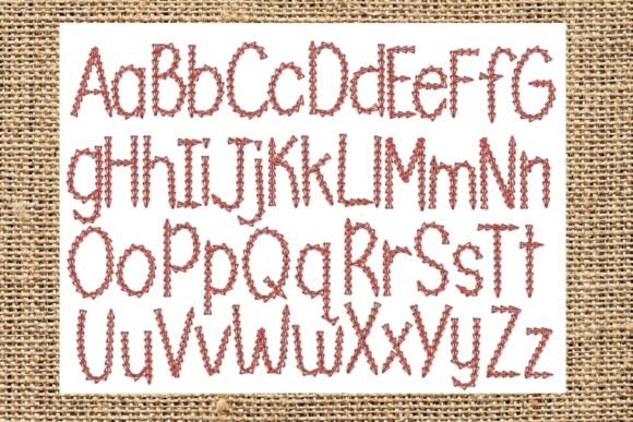 Download One Inch Chain Stitch Alphabet-Lowercase - Premium Bundle