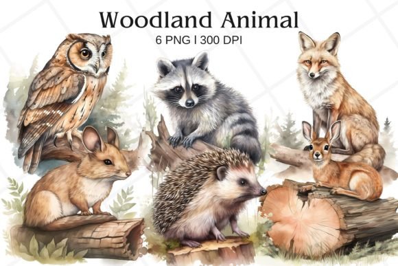 Download Little Woodland Animal Watercolor - Woodland Collection