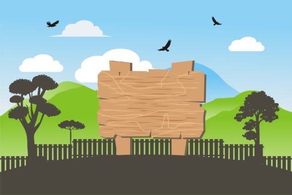 Download Wooden Planks Signboard Vector - Wooden planks Collection