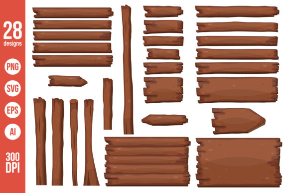 Download Wooden Planks Clipart, Cartoon Style - Wooden planks Collection